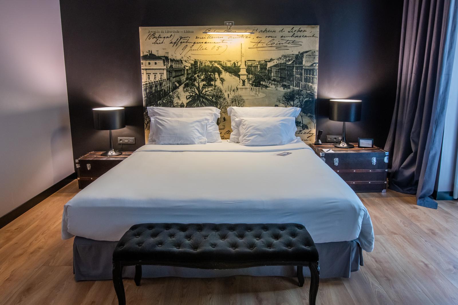 138 Liberdade Hotel Lissabon Buitenkant foto A bedroom at the hotel